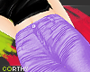 [C] Violet Leather Pants