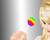 F Rainbow Ani Lollipop