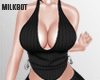 Mia Black Halter