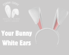 Your Bunny White Ears