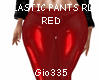 [G]PLASTIC PANTS RL RED