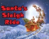 Santas Sleigh Ride Sign