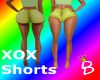(DD) XOX Shorts yellow
