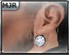 Small diamond ear plugs