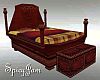 Medieval Bed Red/Gold