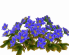 Flowers Bush Bleu