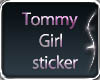 Tommy Girl sticker