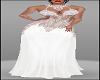 White Laced Choker Gown