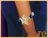~TQ~blue star bracelet