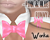 W° Pink Bunny .Bow
