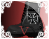 [V]Blk IronCross Boots-M