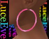 Pink PVC Hoops DRV