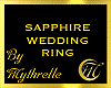SAPPHIRE WEDDING RING