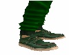 green mens shoes