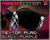 ME|TTPlaid|Black/Purple