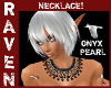 ONYX PEARL NECKLACE!