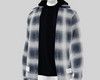 oversized Flannel Hoodie