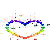 heart animated rainbow