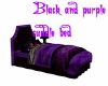 Black n purple bed 