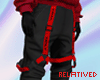 [RD] Techwear Red Cargo