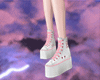 ♣ Pinky Skel Shoes