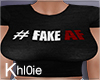 K Fake af t shirt  F