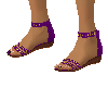 violet sandals