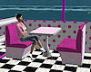 Diner booth 1 (pink)