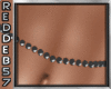 Black Bead Belly Chain