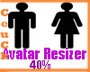₢ Avatar Resizer 40%