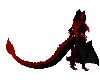 Blackenred dragon tail