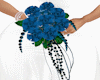 Teal wed. Bouquet / pose