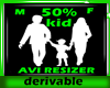 (KUK)scaler kid 50%M/F