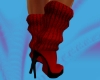 Red Boots & Warmers