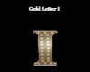Gold Letter I
