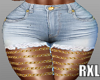 Chained Jeans Shorts RXL