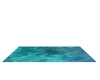 water over coral rug