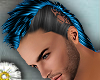 blue skull tattoo hair