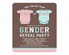 Gender Reveal Card