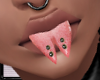Pierced Split Tongue *an