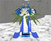 Blue Flower Stand