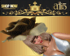 Cleo Blond/Rose Hat DRV