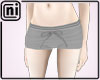 [ni] F gray short pants