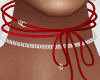 CA Tied Bow Red