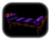 Purple & Wood Bench
