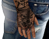 wolf hand tat