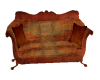wooden antique couch