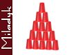 MLK Red Cup Pyramid