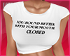 Mouth Closed Tee
