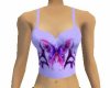 Purple butterfly top